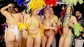 carnaval DP squirting party orgy