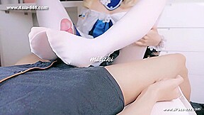 chinese amateur footjob.213