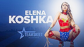 Elena Koshka & Nathan Bronson in A Night with Wonder Woman – TeamSkeetAllStars