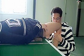 Korean foot sex