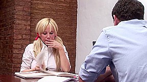 Latina Teen Dressed As A College Girl Fucks Her Mature Male Teacher In The Office (Wet Hot Teens_02)