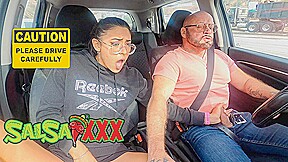 Please Drive Safe! Cute Latina Krista Reves gets Fucked in the Car for SalsaXXX