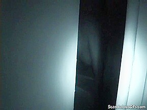 Slutty teen 18+ sis fucking on spy cam footage