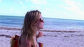 Adorable teen 18+ With Big Boobs Fucked At The Beach