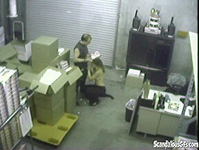 Hot Blonde Fucking Hardcore in warehouse