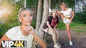 MOMMY4K. Russian Cougar Malusha found a dude with huge cock in the park and fucked him in 5 minutes