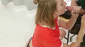 QUICK BLOWJOB IN FITTING ROOM BY RANDOM GIRL