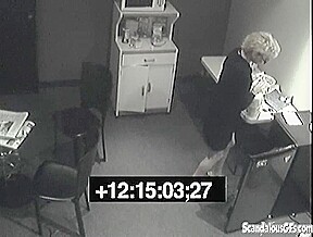 Secret pissing slut screws over her colleague