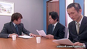 Sexy Japanese lady attends a business meeting that turns into an orgy – FapHouse