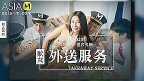 The Horny Delivery chick MD-0238 / 欲女外送服务 MD-0238 – ModelMediaAsia