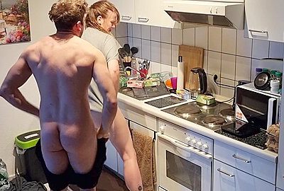 Hardcore Fucking My teen 18+ Stepsister Before The Party Guests Arrive And They Almost Caught Us